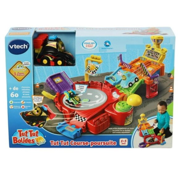 Brand New 🚗 VTech Tut Tut Bolides Course poursuite - French Version 🏁 - Picture 1 of 16